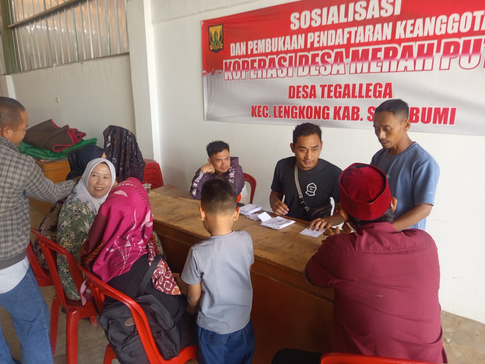kegiatan Sosialisasi dan Pembukaan Pendaftaran Keanggotaan Koperasi Desa Merah Putih