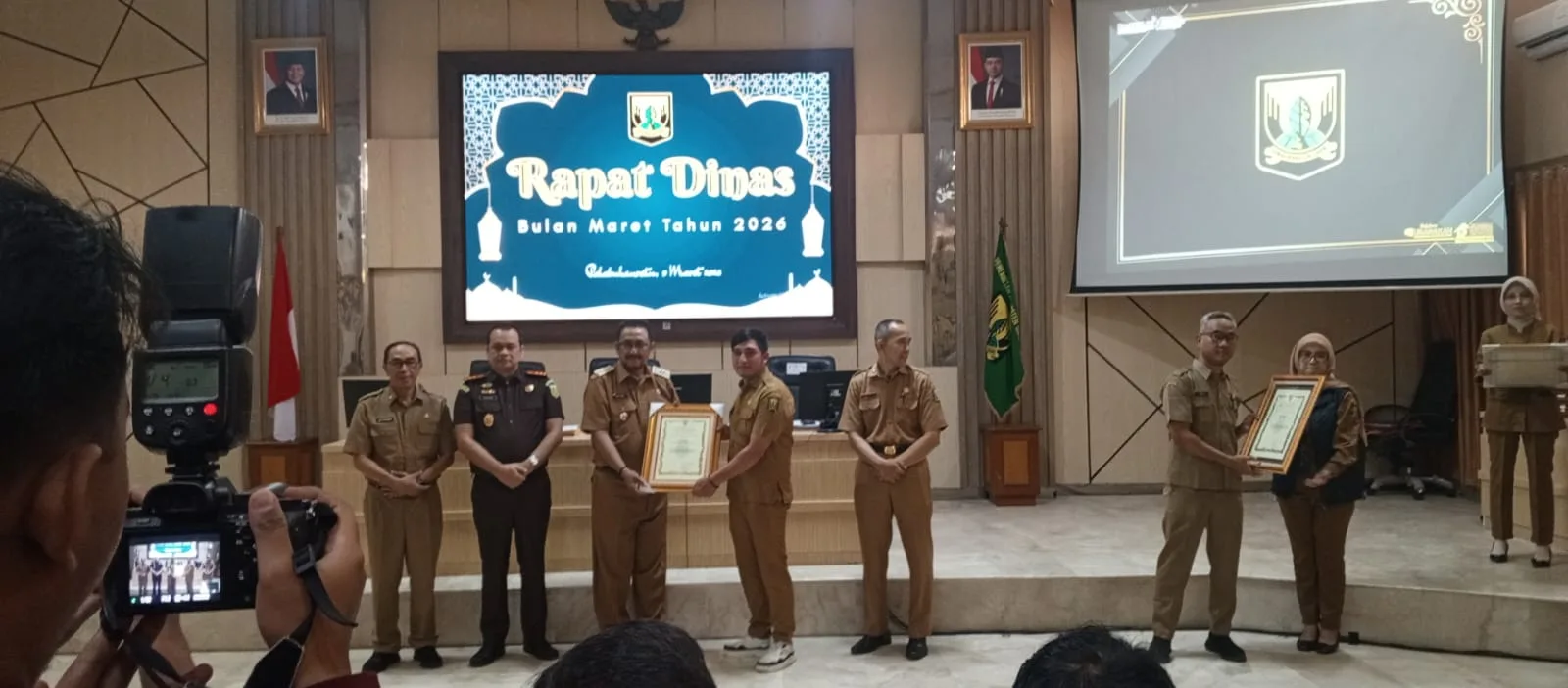 Penghargaan SRIBADUGA Desa Tegllega Juara 1 Kecamatan Lengkong